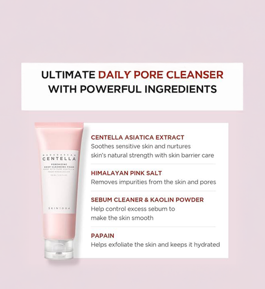 Madagascar Centella Poremizing Deep Cleansing Foam