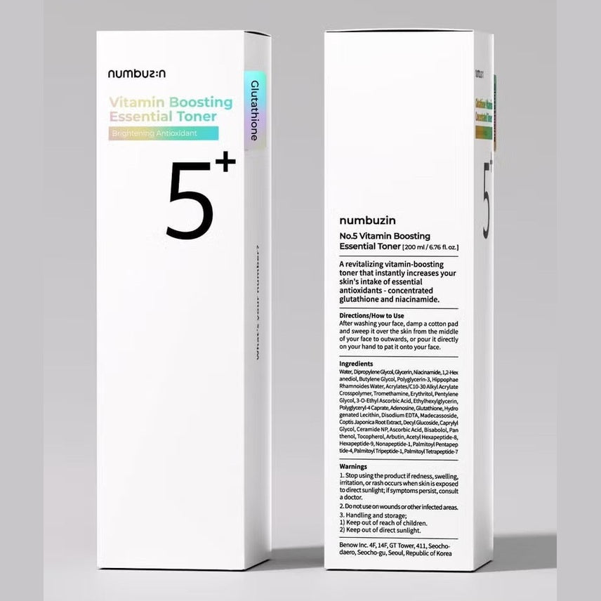 Numbuzin - No.5 Vitamin Boosting Essential Toner