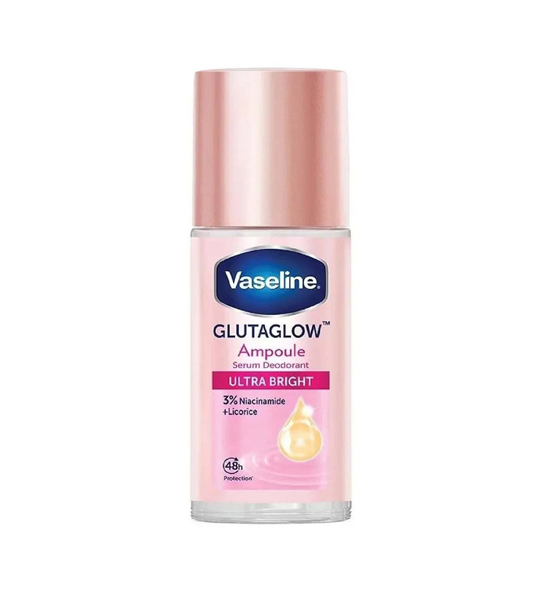 Vaseline GlutaGlow Bright & Dry Roll-On Deodorant – 3% Niacinamide + Vitamin E