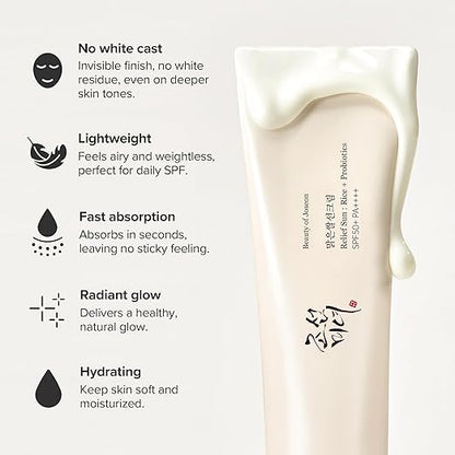Beauty of Joseon - Relief Sun Aqua-fresh  Rice+Probiotics  B5 SPF50 + PA
