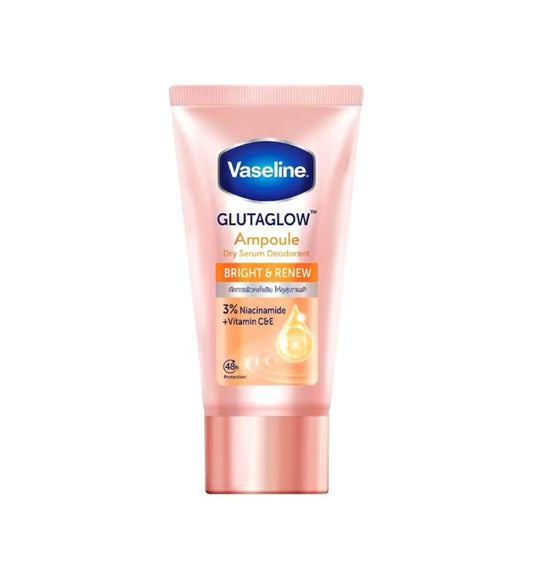Vaseline GlutaGlow Ampoule Ultra Bright – Whitening & 48H Protection Dry Serum Deodorant with Niacinamide & Licorice
