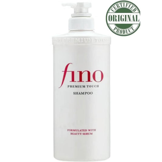 Fino Premium Touch Moist Shampoo 550ml – Deep Moisturizing, Nourishing Shampoo for Dry and Damaged Hair