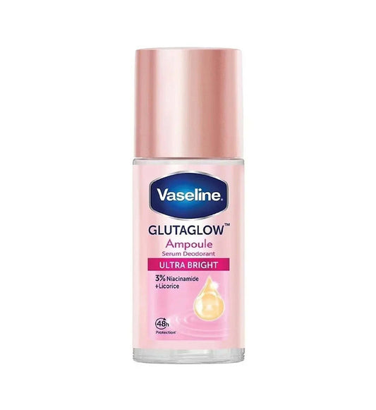 Vaseline GlutaGlow Bright & Dry Roll-On Deodorant – 3% Niacinamide + Vitamin E