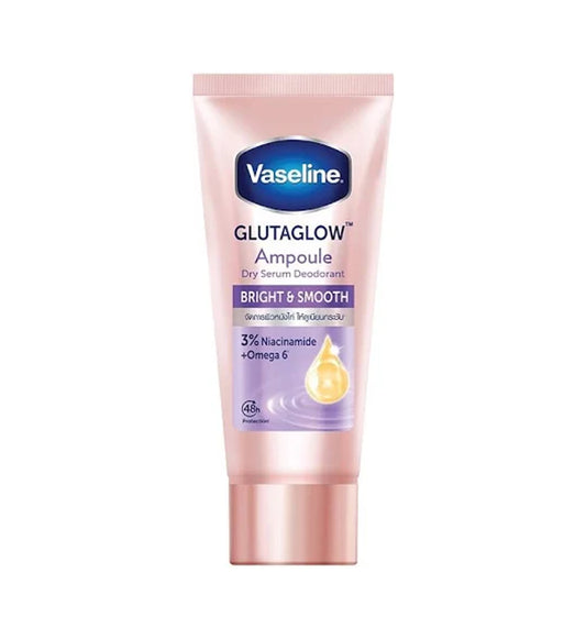 Vaseline GlutaGlow Bright & Smooth Underarm Serum Deodorant – Niacinamide + Omega 6